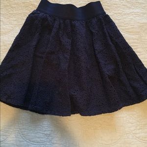 Navy lacy skirt